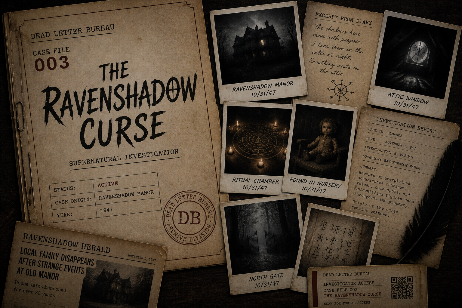 The Ravenshadow Curse case file