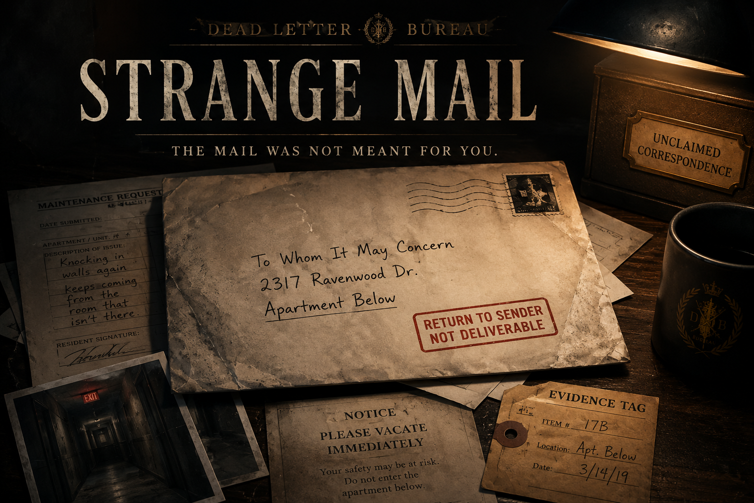 Strange Mail envelope and recovered documents